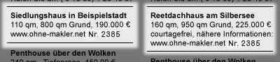 Schalten Sie eine Anzeige in Ihrer lokalen Zeitung, wir erstatten Ihnen bis zu 50% der Kosten.