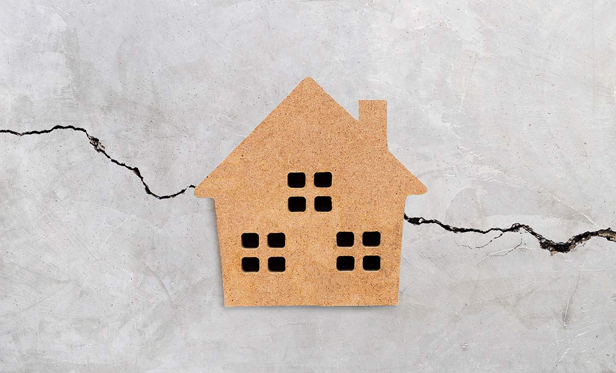 Mängel beim Immobilienkauf: Haus auf Riss