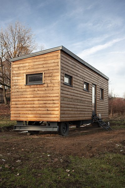 Ein Tinyhouse passt auf jede Insel