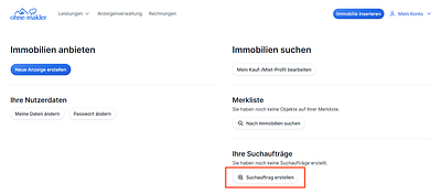 Immobilie suchen – so erstellen Sie einen individuellen Suchauftrag!