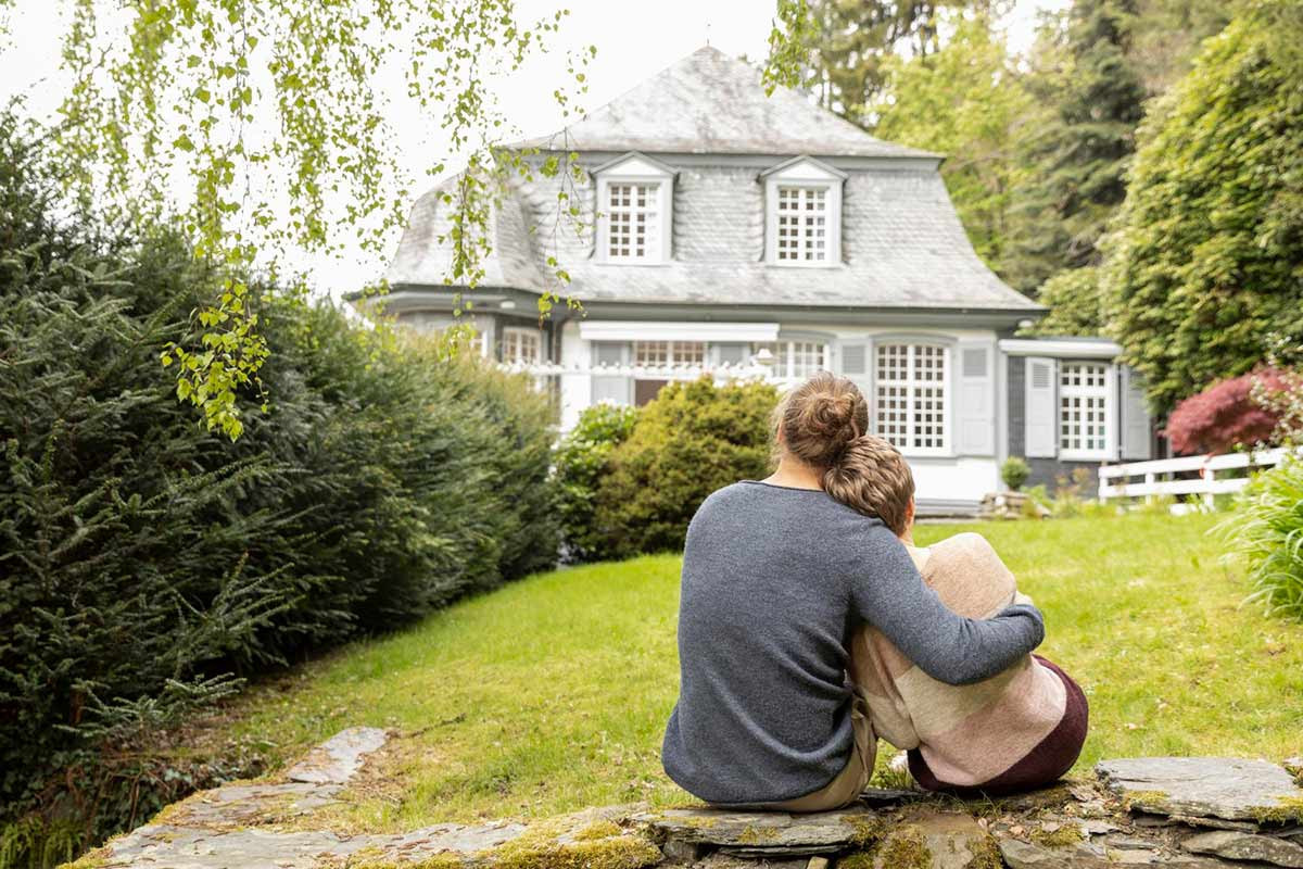 Ein Haus als Erbe für die Hinterbliebenden