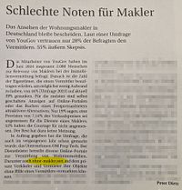 Bericht der Immobilienzeitung