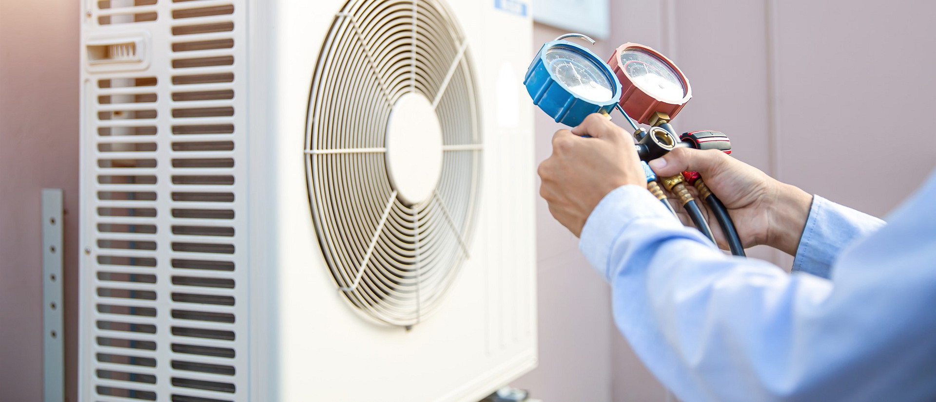 Wärmepumpe wird installiert