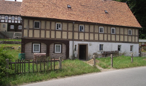 Denkmalgeschütztes Haus in der Oberlausitz