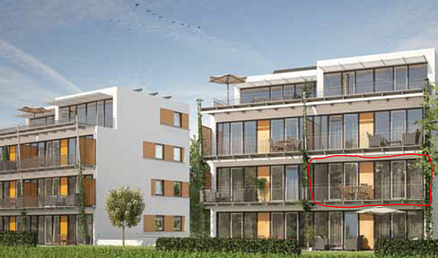 Stylish 2.5-room apartment in Freiburg-Haslach with a balcony and underground parking space (suitable for shared living).