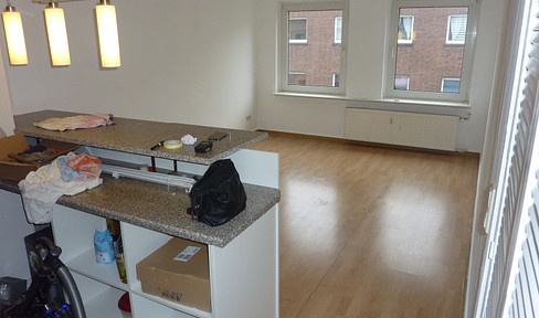 Beautiful bright 65sqm 2.5 room kitchen-bathroom apartment in the city center of Wesel