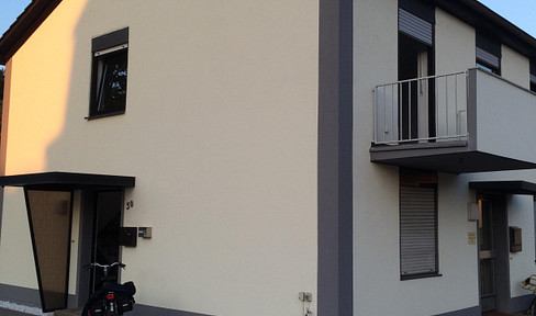 Attention temporary rental contract!!! 4 room apartment with garden, parking space and separate entrance