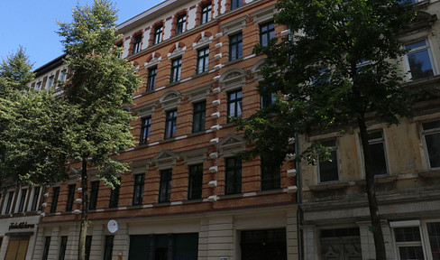 Helle, großzügige 3-Zimmer-Wohnung mit Balkon, Aufzug und Hofstellplatz in Leipzig-Volkmarsdorf