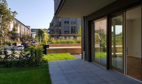 Helle 2-Zimmer Wohnung mit Garten und Terrasse - Halbinsel Alt-Stralau