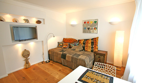 Modern, tastefully furnished 1-room apartment