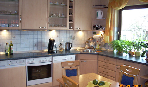Two-room apartment, partially furnished.