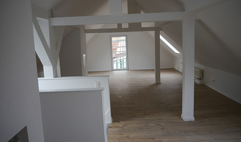 Attractively renovated house for living and working