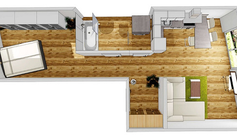 Neubau 2020! Schöne zwei Zimmer Wohnung in Landshut, Nikola