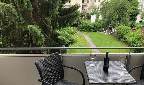 Leipzig-Stötteritz - beautiful furnished apartment - balcony - WLAN