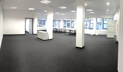Office practice space city center, ground floor barrier-free, daylight, CAT6, modern lighting