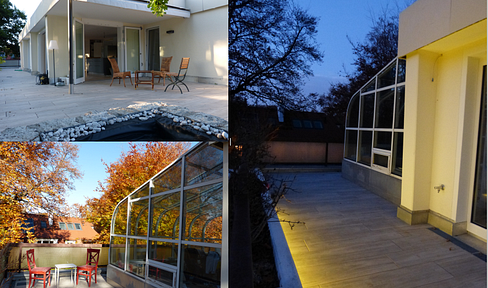 Luxus-Penthouse mit Traumterrasse und Wintergarten - Prinz-Ludwigs-Höhe Solln (450 m zur S-Bahn)