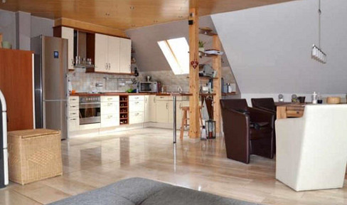 Wunderschöne & hochwertige Maisonette-Wohnung mit 190m² in Ehlen - Leben & Arbeiten unter einem Dach