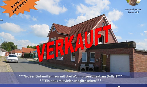 ***Top Rendite am Dollart***
***Großes Einfamilienhaus mit drei Wohneinheiten***