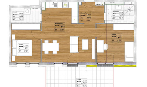 Modern age-appropriate apartment with sunny terrace in energy-saving house in Trier-Kürenz