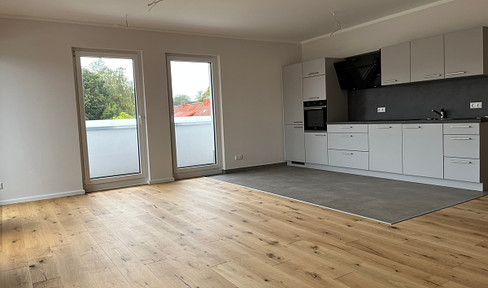 Zur Miete - Exclusives 3-Zimmer-Penthouse mit Dachterrasse im Erstbezug