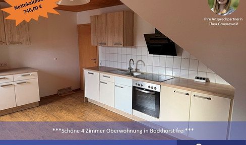 ***Schöne 4 Zimmer Oberwohnung in Bockhorst frei***