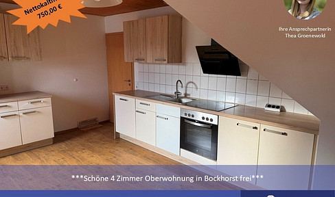 ***Schöne 4 Zimmer Oberwohnung in Bockhorst frei***