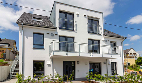 Duplex apartment in the character of a detached house in the Trier-Kernscheid energy-saving building