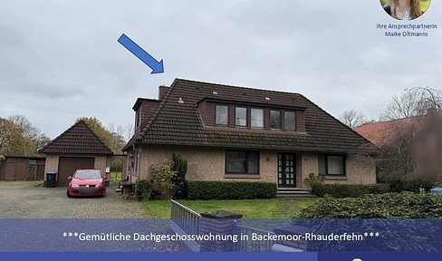 ***Gemütliche Dachgeschosswohnung in Backemoor-Rhauderfehn***