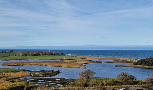 Fully renovated in the vacation park with a view over the salt marshes