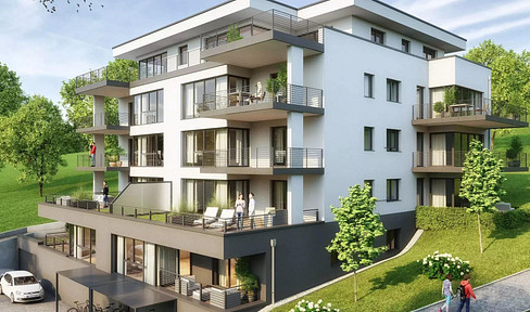 Helle moderne Wohnung im KFW 40 Energiesparhaus im Grünen - Hohe Steuervorteile sichern !