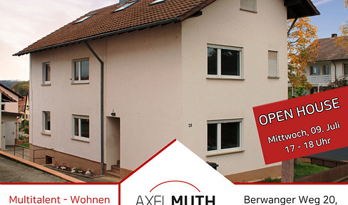 Living on 3 floors. The all-rounder for larger families or living and working. Open House, Wednesday, 09.07.25 from 17:00-18:00