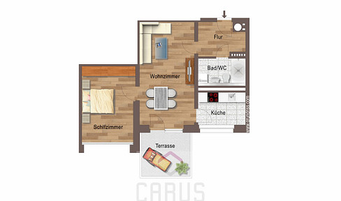 2-Zimmer Mietwohnung Deggendorf