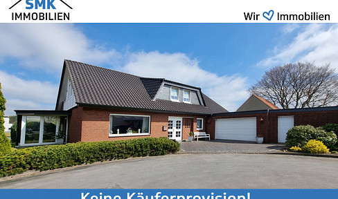 Spacious detached/two-family house in a cul-de-sac location in Sürenheide!