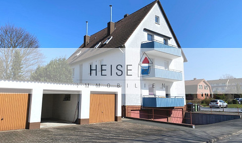 3-room raised ground floor apartment with balcony and garage, near Symrise