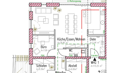 Bright new-build apartment with private garden in KFW 40 energy-saving house near Porta Nigra