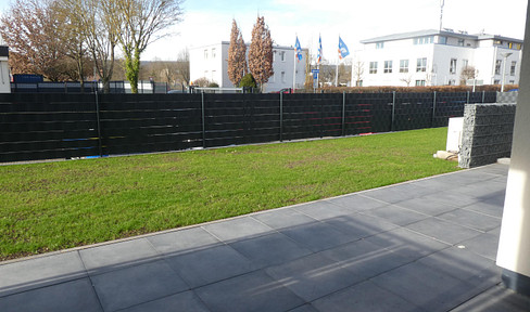 Modern apartment suitable for the elderly with garden Schweich town center KFW 40 loan from 2.31 %