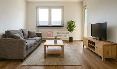 Top!!! Refurbished 4-room apartment with separate attic studio & balcony