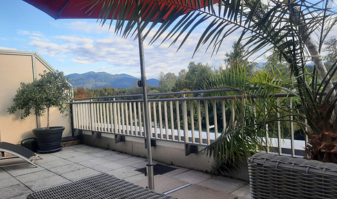 Now available: Temporary/partly furnished RH in Penzberg top location with mountain view