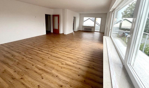 Spacious apartment - 4.5 rooms - 1st floor - large balcony - modern daylight bathroom.