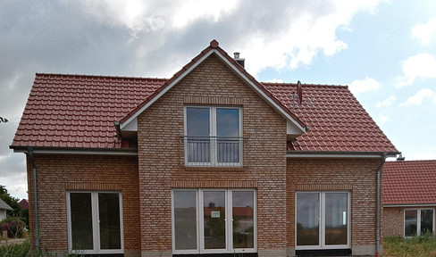 New build detached house on the Baltic Sea island of Poel