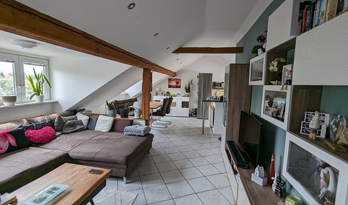 Perfect for young couples and small families! An attic apartment to feel at home in.