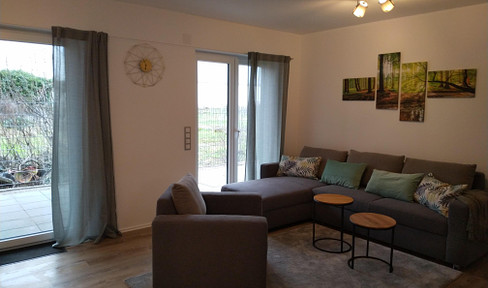 2-room newly built apartment (built 2020) on the ground floor with terrace in Erpolzheim