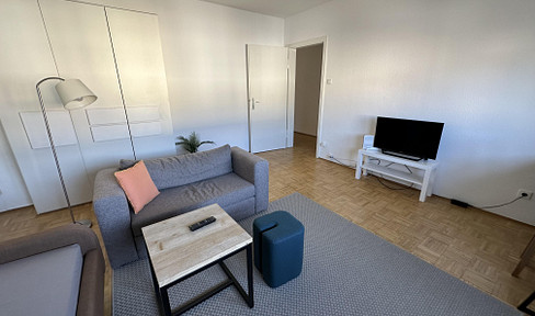 Furnished 2 room apartment - near the Rhine promenade -