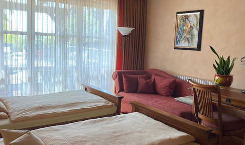 Stylish, high-quality guest rooms, bookable weekly, monthly