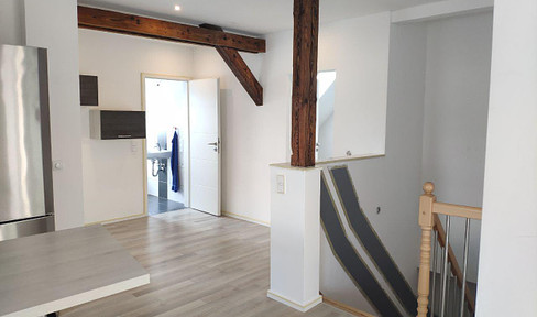 DG apartment in half-timbered style with optional fitted kitchen/parking space