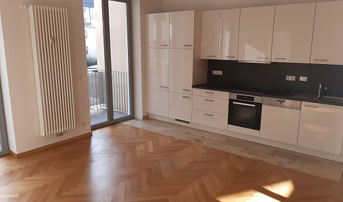 2-room apartment in a fully renovated historic building.