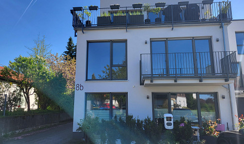 4 room maisonette apartment with roof terrace, 360 degree view in Geismar, KFW 40/passive house