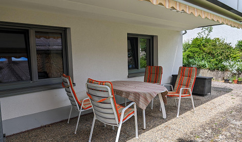 Ulm-West (Söflingen district), 2.5-room apartment, quiet location, furnished and equipped.