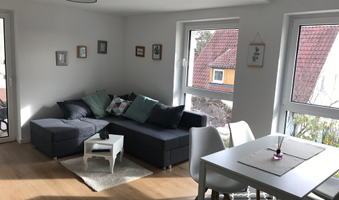 Beautiful, fully furnished 2.5 room apartment with large conservatory on the outskirts of Stuttgart