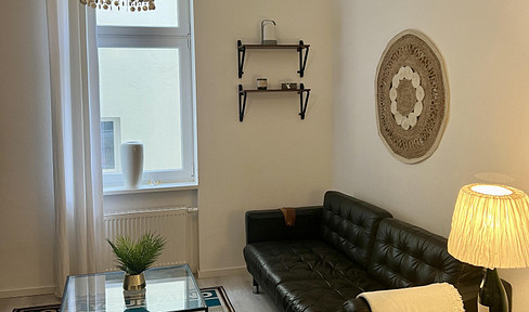 Fully furnished 2 room apartment for rent in a quiet rear building!